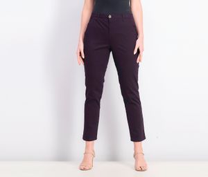Womens Jori Colored Straight Leg Pant  Purple