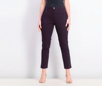 Womens Jori Colored Straight Leg Pant  Purple - thumbnail