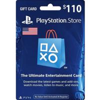 Sony PSN PlayStation Network Wallet Top Up (US) - USD 110 (Digital Code)