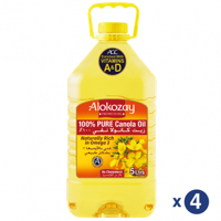 Alokozay Canola Oil 5 Liters X Pack Of 4