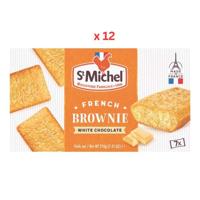 St Michel White Chocolate Brownie, 12X210G