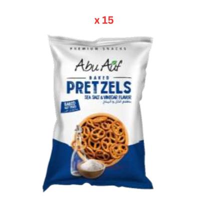 Abu Auf Baked Pretzel Vinegr 15X70G