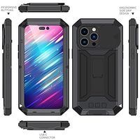Phone Case For Apple Full Body Case iPhone 14 Pro Max iPhone 14 iPhone 13 Pro Max iPhone 13 Pro with Windows Dustproof Anti-Scratch Geometric Pattern Plastic Silica Gel Metal miniinthebox - thumbnail