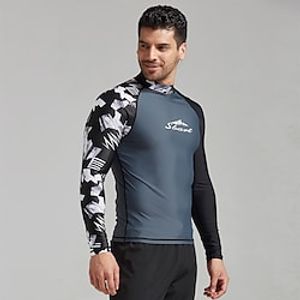 SBART Men's Rash Guard UV Sun Protection UPF50 Breathable Long Sleeve Sun Shirt Swimming Surfing Beach Water Sports Autumn / Fall Spring Summer / Stretchy / Quick Dry / Lightweight / Quick Dry miniinthebox
