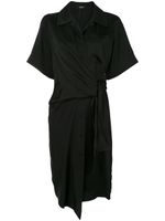 Goen.J knot detail shirt dress - Black