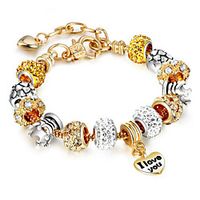 Women's Chain Bracelet Geometrical Flower Fashion Rhinestone Bracelet Jewelry Gold For Gift Daily miniinthebox - thumbnail