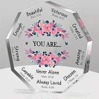 Christmas Gifts for Women (44Inch), Birthday Gifts Inspiration Religious Gifts Spiritual Gifts Catholic Gifts For Women Her Mom Friends Female Coworker Sister (Acrylic) Lightinthebox - thumbnail