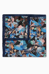 Retrofuture Print Pocket Square Retrofuture Print Pocket Square