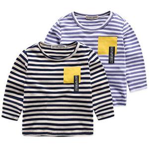 Boys Long Sleeve Tops Striped