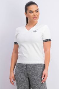 Womens Sport Tape Tee  White