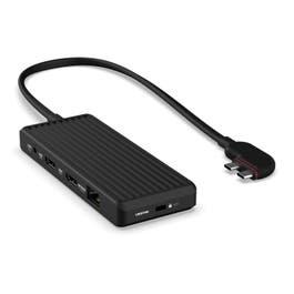 Unisynk 10 Port Hub USB C 100W Dual Screen for MAC, Black