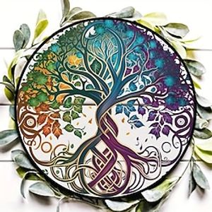 1pc Tree of Life Wall Hanging Suncatcher for Home and Garden Decor - Perfect for Home Decor Lightinthebox
