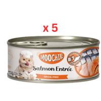 Moochie Tuna & Salmon 156g Pack Of 5