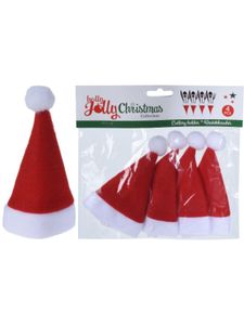 Christmas Cutlery Holder Santa Hat 4Pcs Set