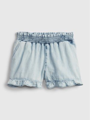 Toddler Denim Pull-On Shortie Shorts Toddler Denim Pull-On Shortie Shorts