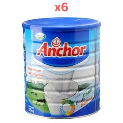 Anchor Milk Powder (Tin) 2.5Kg Pack of 6