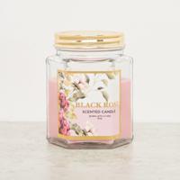 Black Rose Scented Jar Candle - 150 gms