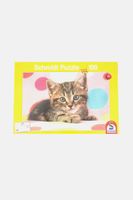 100 Pieces Spiele Cute Little Cat Puzzle  Yellow Combo - thumbnail