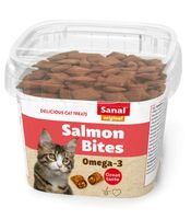 Sanal Cat Salmon Bites Cup 75G - (Buy 3 Get 1 Free)