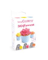 Scrapcooking 3D Flower Piping Tip Kit