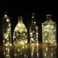 10 LEDs String Light Wine Bottle
