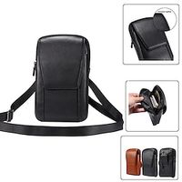 Genuine Leather Wallet Vintage Waist Packs Phone Pouch Bags Multi-function Men Travel Fanny Pack Belt Loops Hip Bum Bag Lightinthebox - thumbnail