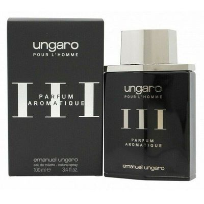 Emanuel Ungaro Ungaro Pour L'homme Iii Parfum Aromatique (M) EDT 100ml (UAE Delivery Only)