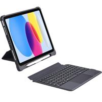 Smartix iPad 10 Gen. 10.9 - inch Bluetooth Detachable Keyboard Case grey