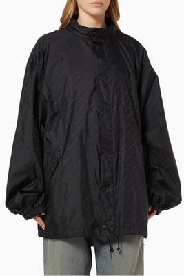 All-over Logo Rain Jacket in Nylon All-over Logo Rain Jacket in Nylon