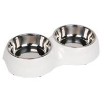Pawsitiv Classic Dinner Set Bowls Medium - White