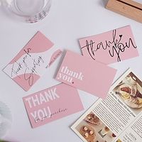 Pattern Random Thank You Cards Are Suitable for Sending Relatives And Friends On Women's Day Mother's Day Father's Day Thanksgiving Day 30 PCS Lightinthebox