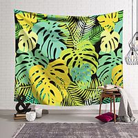 Plant Floral Wall Tapestry Art Decor Blanket Curtain Hanging Home Bedroom Living Room Decoration Polyester miniinthebox - thumbnail
