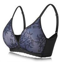 Lace Coverage Thin Wireless Breathable Gather Pure Cotton Bras