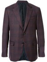 Ermenegildo Zegna plaid blazer - PURPLE - thumbnail