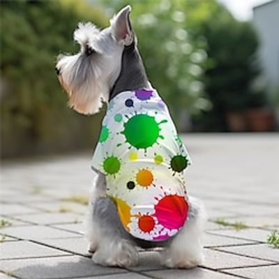 Dog Shirt  T-Shirt Heart Graphic Fashion Casual Valentine's Day Festival Dog Clothes Puppy Clothes Dog Outfits Breathable Blue Green Costume for Girl and Boy Dog Polyester S M L XL 2XL 3XL Lightinthebox