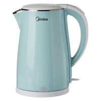 Midea 1.7L Stainless Steel 2200W Cordless Electric Kettle, Light Green