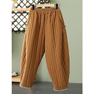 Women's Chinos Down Pants Pants Trousers Full Length Fashion Streetwear Street Daily Grey Black M L Fall Winter Lightinthebox Women's Chinos Down Pants Pants Trousers Full Length Fashion Streetwear Street Daily Grey Black M L Fall Winter Lightinthebox