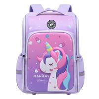 Eazy Kids - Back To School - 16 Magical Unicorn School Backpack - Pink