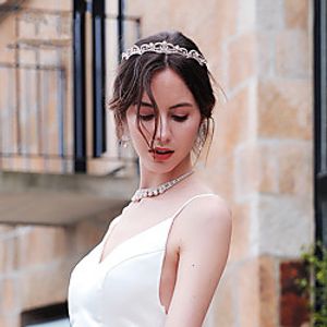 Wedding Bridal Rhinestone / Alloy Headpiece with Rhinestone 1 Piece Wedding / Special Occasion Headpiece miniinthebox