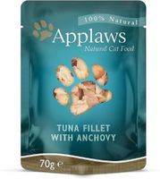 Applaws Cat Tuna with Anchovy Wet Food Jelly pouch 12X70g