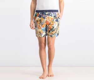 Mens Feels Like Freedom Swim Trunks  Yellow Combo