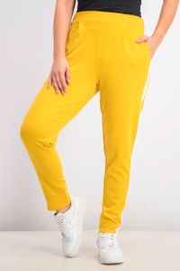 Womens Straight Pull On Joggings Pants  Mustard