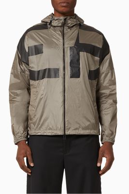 EA Macro Reacreate Logo Nylon Jacket EA Macro Reacreate Logo Nylon Jacket