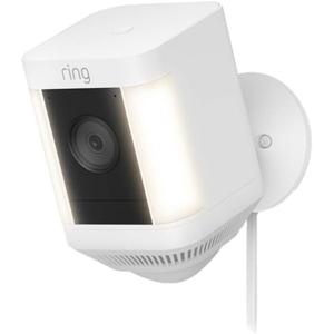 Ring Spotlight Cam Plus Plug-In | Outdoor Security Camera | 1080p HD Video | Two-Way Talk | Night Vision | LED Spotlights | Siren | Alternative to...