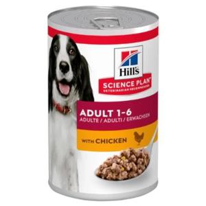 Hill's Science Plan Canine Adult Savoury with Chicken Wet Dog Food 370G