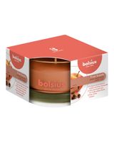 Bolsius True Scents Apple Cinamon Candle in Glass Scented Small Bolsius True Scents Apple Cinamon Candle in Glass Scented Small