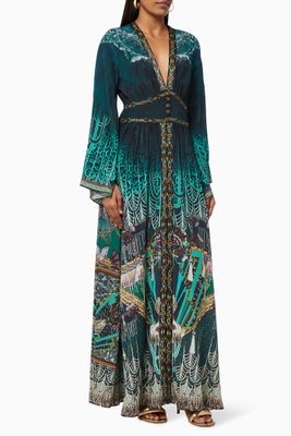 Fitzgeralds Flapper Kimono Sleeve Dress in Silk Fitzgeralds Flapper Kimono Sleeve Dress in Silk