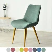 Stretch Shell Chair Cover Grey Dining Chair Cover Elastic Slipcovers for Kitchen Dining Room Patio Outdoor for Cat,Dog,Pet Lightinthebox - thumbnail