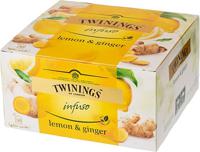 Twinings Infuso Lemon & Ginger Tea - 6 x 50 Bags