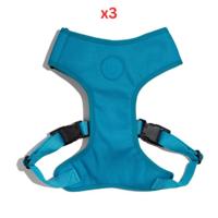Zee Dog Ultimate Blue Adjustable Air Mesh Harness Large (Pack of 3)
